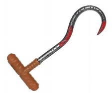 Meat Hook - Plastic - Horror - "Bloody" - Costume Accessory - Weapon Prop