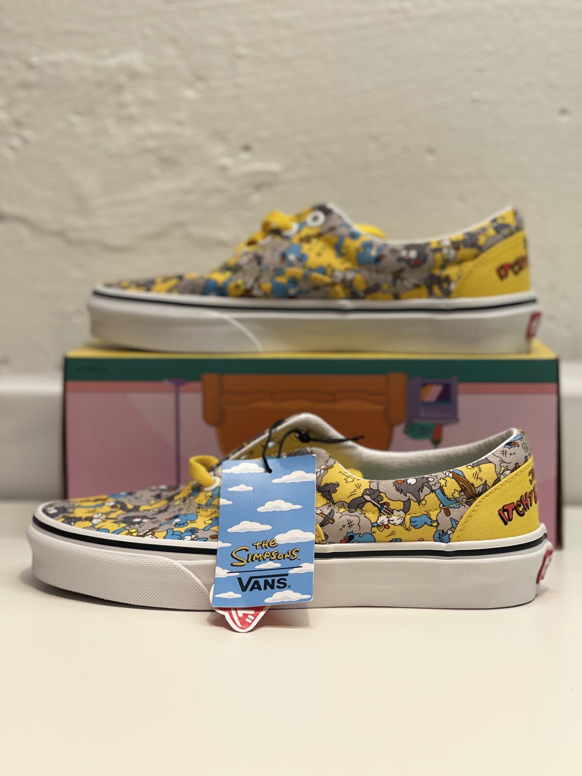 vans era the simpsons itchy & scratchy