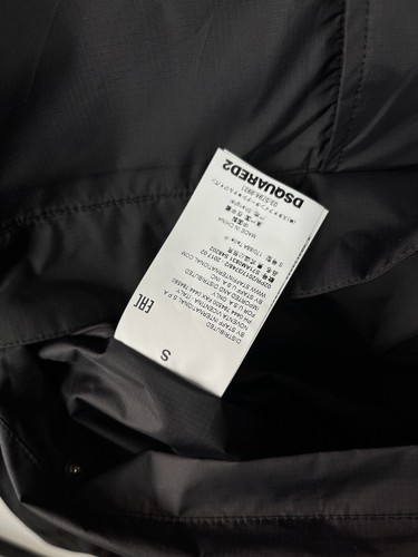 Dsquared2 x K-Way Short Reversible Nylon Packable Jacket Size S Oversize Unisex - Picture 17 of 24