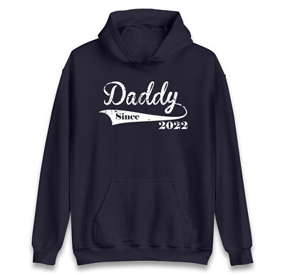 Daddy Since 2022 Hoodie, First Time Father Apparel, Humorvolle Elternschaft Kapuzenoberteil