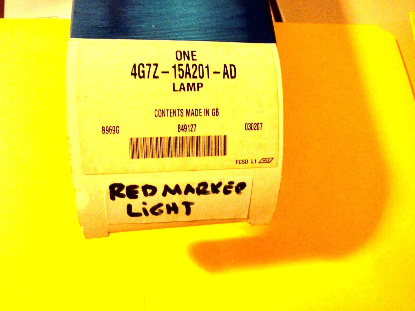 NEW/OLD Stock 2005-6 Ford GT Red Marker Lamp 4G7Z-15A201-AD/AB