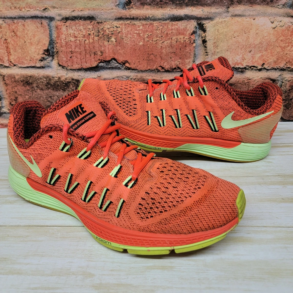 Estadístico raqueta Ventilación Nike Air Zoom Odyssey Mens Size 12 Orange Running Shoes Sneakers 749339-107  | eBay