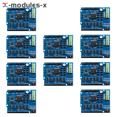 1-10Piece L298P Shield R3 DC Motor Driver 2A H-Bridge 2 Way For Arduino UNO 2560
