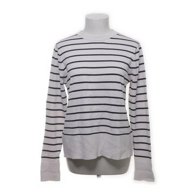 Zara, Strickpullover, Größe: S, Weiß/Schwarz, Polyamid/Viskose, Streifen #M78