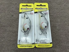 (2) Rick Clunn Luck E Strike Deep Smoothy Crankbait Fishing Lures