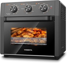 WEESTA Air Fryer Toaster Oven 5 in 1 Multi-Functional Air Fry 19 Quart - GRAY