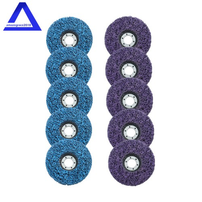 #ad 10 Pcs 2 Kinds Paint Strip Disc 4 1 2quot; × 7 8quot; Angle Grinder Stripper Wheels $22.93