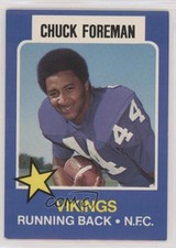 1975 Topps Wonder Bread All-Star Series Chuck Foreman #15 y8z