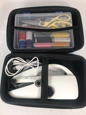 Portable Handheld Sewing Machine Kit Mini Heavy Duty 110 Accessories And Case