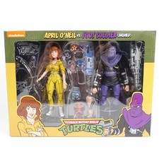 NECA TMNT April O   Neil vs Foot Soldier 2 Pack Figures