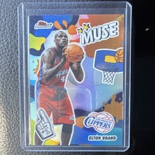 Topps Finest Muse Elton Brand Refractor #M-29 Los Angeles Clippers 2025-26
