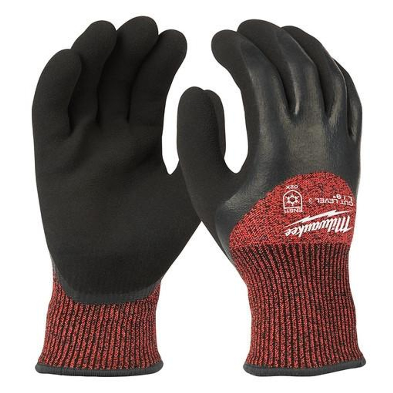 Milwaukee Cut Level 3 Insulated Winter Work Gloves for Cold Weather