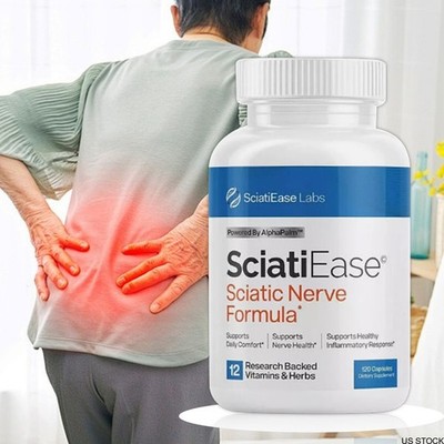 SciatiEase Labs Sciati Ease Sciatic Nerve Formula 120 Softgelsules Free shipping