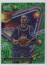 2023 Topps Cosmic Chrome Green Space Dust Refractor /75 Donte DiVincenzo #84 fv8