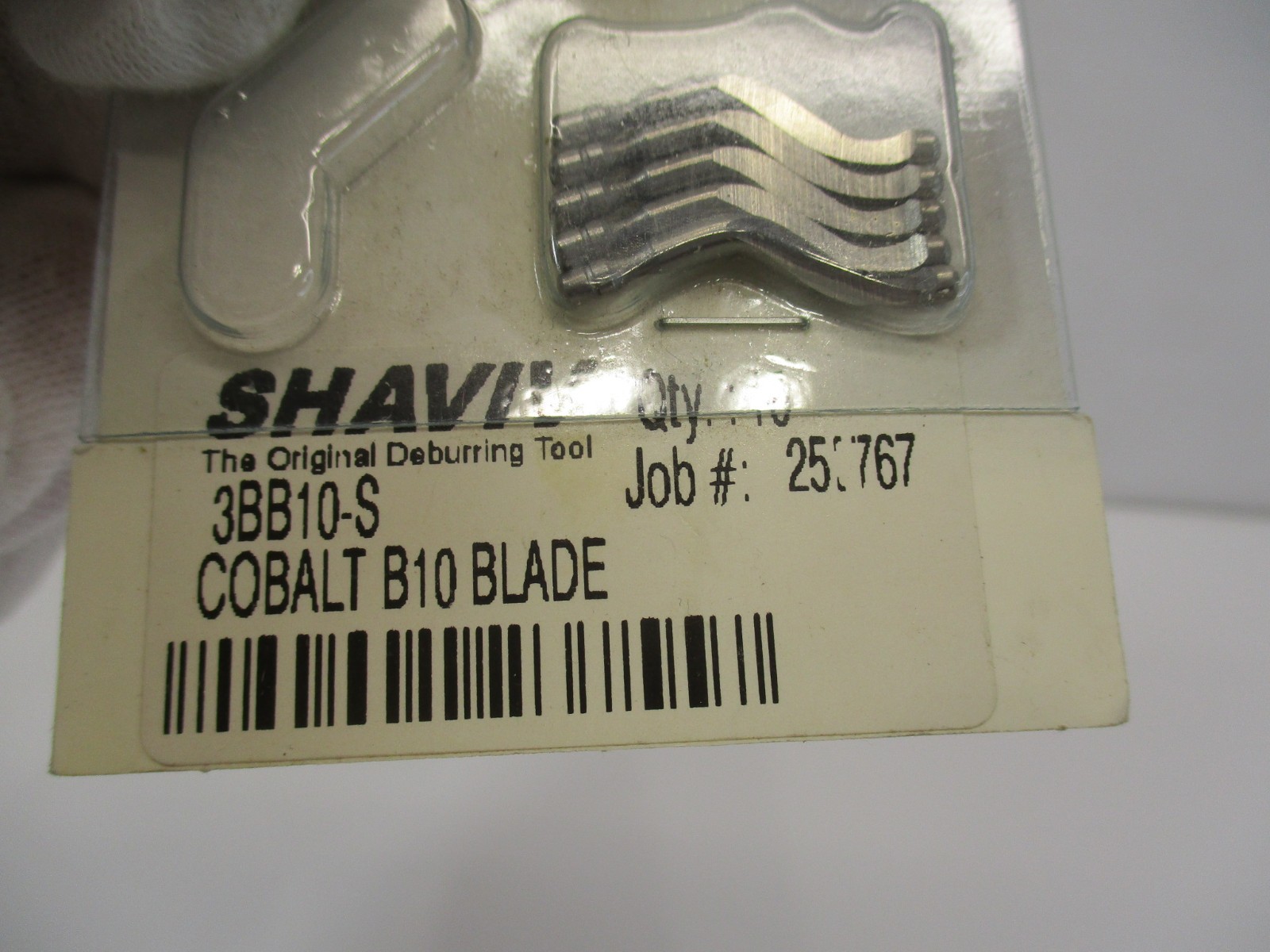 NEW Pack (10) COBRA # 3BB10-S Deburring Blade SHAVIV Cobalt B10 Deburr NOS