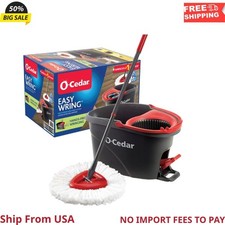 O-Cedar EasyWring Spin Mop  Bucket System New