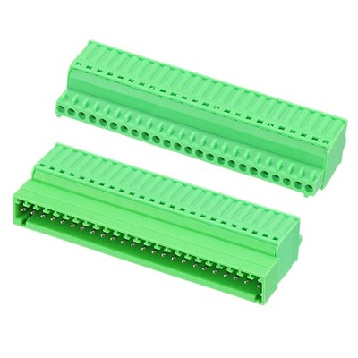 2.5mm 0.1'' Spring PCB Terminal Block Connector 24 Pin for 28-20AWG Cable