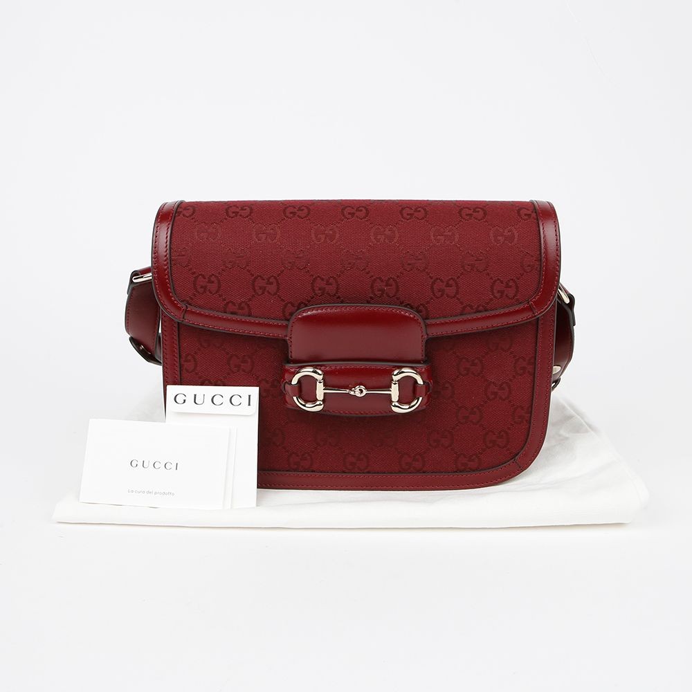 Gucci Horsebit 1955 Medium Shoulder Crossbody Bag 150996054 [U]