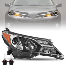 Halogen Headlight Assembly Fit for 2013-2015 Toyota RAV4 RAV-4