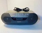 VINTAGE SONY CFD-S05 PORTABLE BOOMBOX AM/FM CD CASSETTE TAPE BOOMBOX TESTED EX!