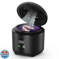 2025 Ultrasonic Retainer Cleaner- 45KHz 25W Portable Denture Clea