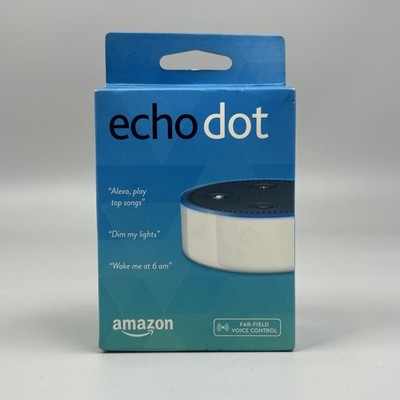 Amazon Echo Dot 2nd Generation White Smart Speaker Alexa - New Factory Sealed