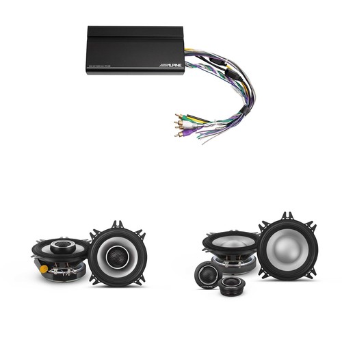 Alpine KTA-450 4 Ch.Power Pack Amp w/ S2-S40C & S2-S40 S-Series Speakers
