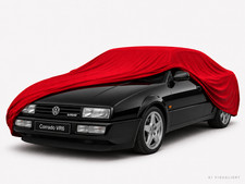 Ganzgarage Indoor Stretch Cover Carcover für VW Corrado VR6 rot