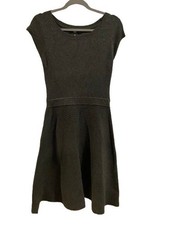 Women's Medium Sweater Dress Mossimo Gray Short Sleeve