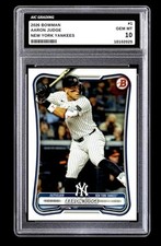 2026 Aaron Judge Bowman Card #1  New York Yankees Gem Mint Graded 10