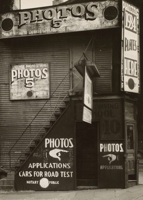 WALKER EVANS - Photos Taken Here - 5 x 7 inch Photo Print
