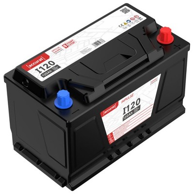 Lithium Autobatterie 120Ah 12V 1320A LiFePO4 Starterbatterie ersetzt 80Ah AGM