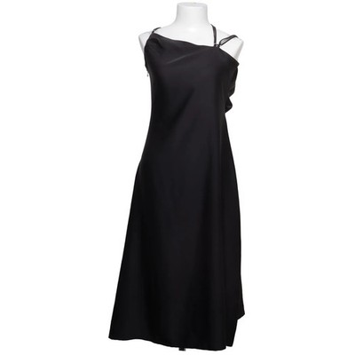 Cider, Kleid, Größe: M, Schwarz, Einfarbig, Satin, Damen #GI0