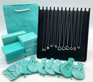 Set accessori collana ciondolo originale Tiffany & Co.SV92510 con scatola/borsa SK110550
