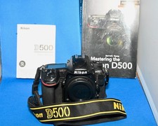 nikon d500 camera body 517,441 clicks but works Great