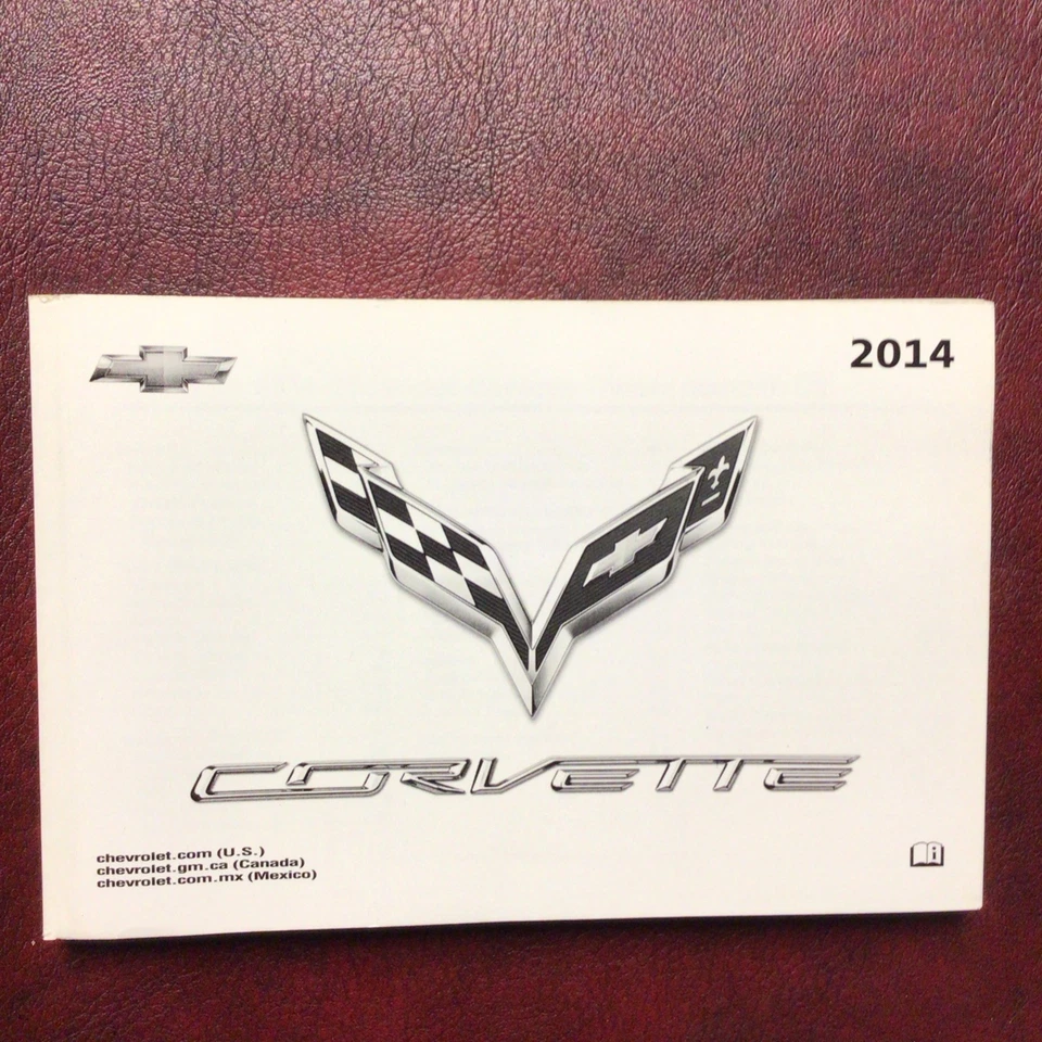 Chevrolet Corvette 2014 cupé y convertible manual del propietario XM navegación estuche guía todo Foto 2 de 4