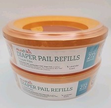 New Arm  Hammer Munchkin Diaper Pail Refill Rings 2 Pack 272 Count Each