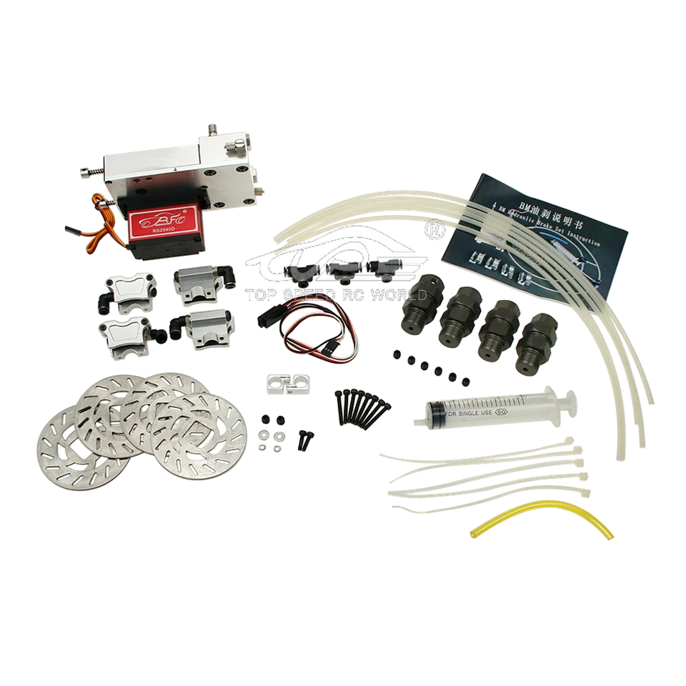 TSRC Vierrad Hydraulikbremsensatz für 1/5 Rovan Big Truck RC CAR PARTS FG - Bild 3 von 4