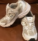 New Balance Girl Sneaker Beige & White Size 1.5 VG CONDITION — photo 5