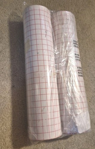2Pk 12" x 50 Feet TransferTape for Vinyl w/ Red AlignmentGrid Transfer paper