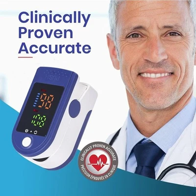 OXIPRO AiQUE 4 - N H S Supplied Pulse Oximeter, Blood Oxygen Heart Rate Monitor SpO2