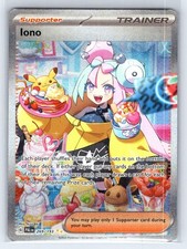 Iono 269/193 Special Illustration Rare Paldea Evolved Pokemon Holo Near Mint on eBay