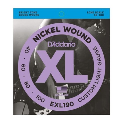 D'Addario 4er Bass XL Nickel 40-100 40-60-80-100, EXL190