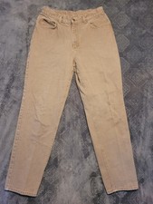 Lee Vintage Jeans Womens 16 Long Brown Fade Tan USA Made