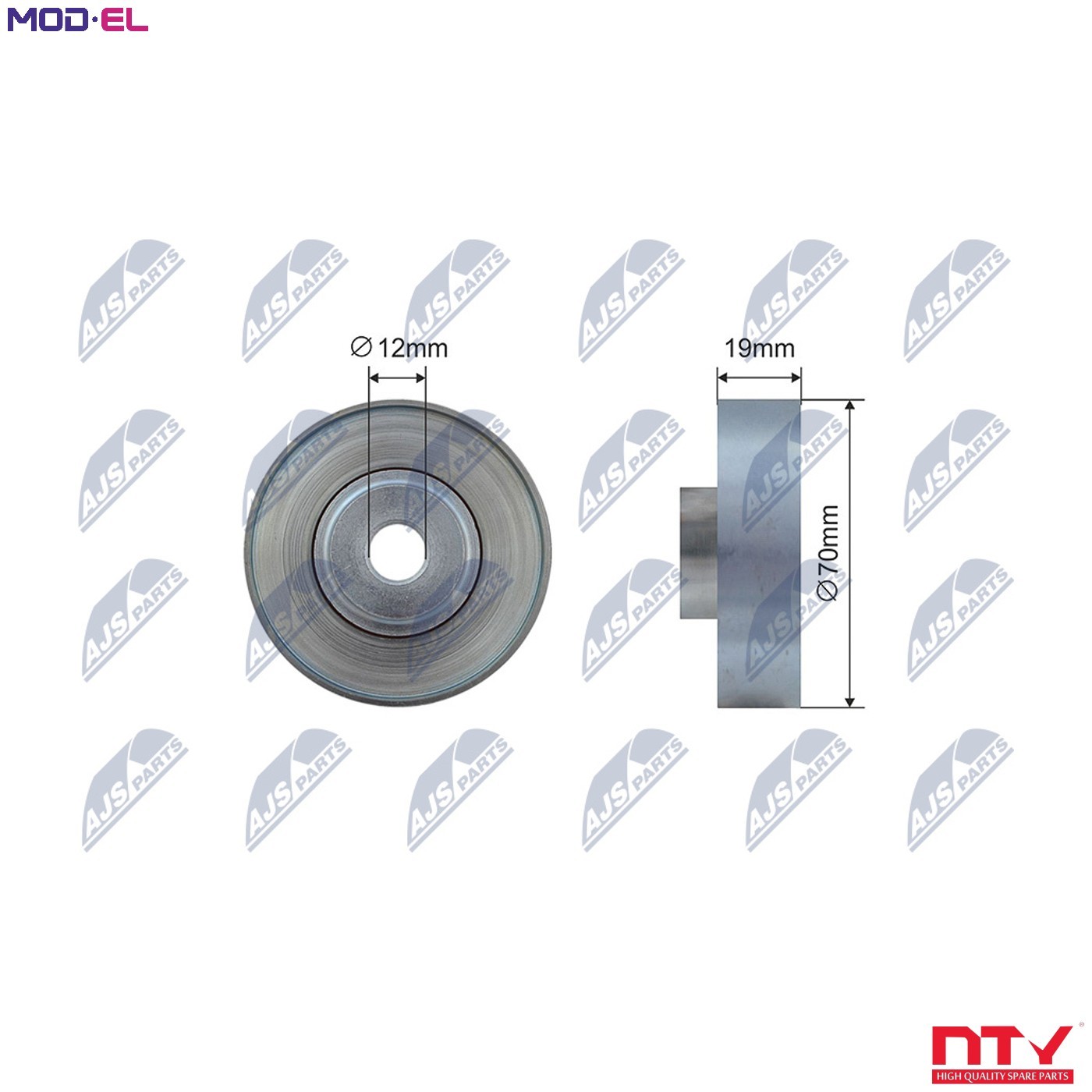 Pulley Idler V-Belt For Suzuki Baleno (Eg ) 95- Grand Vitara 01- - Image 6
