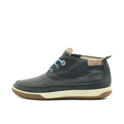 ECCO Herren Chukka Boot Stiefel Blau Leder Mittelhoch Casual EU 40