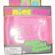 NeeDoh Nice Cube in Pink. Schylling New
