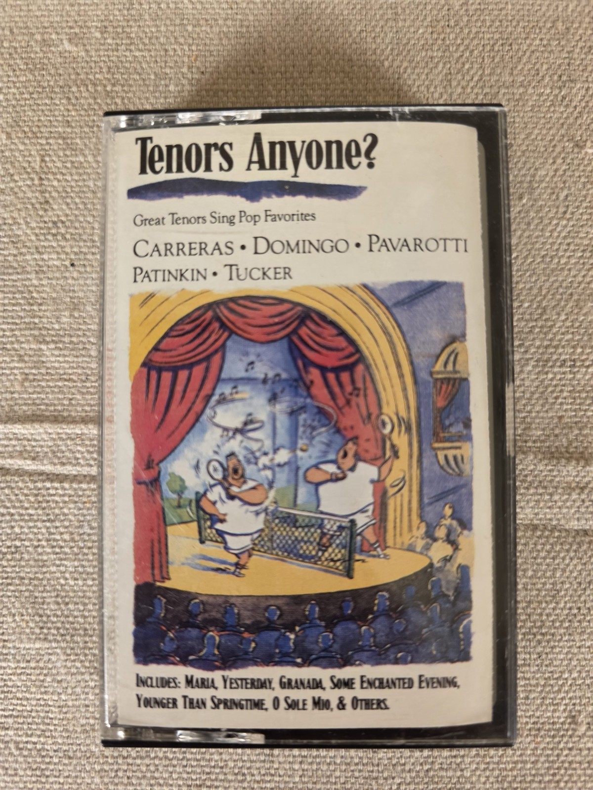Tenors Anyone? Great Tenors Sing Pop Favorites Cassette 1991 Vintage