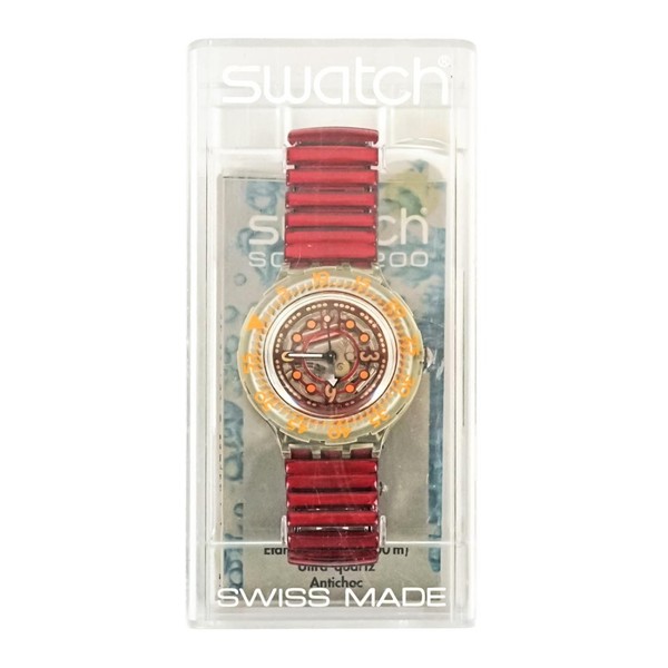 Swatch Scuba 200 Red Marine SDK115 Armbanduhr 1994