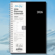 2026 Weekly and Monthly Planner Calendar, January - December, 5"x 8" in